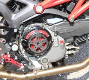 Ducabike - Ducabike Ducati Dry Full Clutch Cover: Billet Aluminum / Carbon Fiber (Black Only) - Image 2