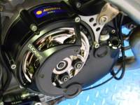 Ducabike - Ducabike Ducati Dry Half Clutch Cover: Billet Aluminum / Carbon Fiber (Red Only) - Image 2
