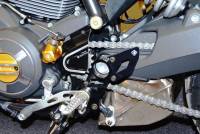 Ducabike Rear Set Base Plate Kit: Scrambler/Monster 797 (Black Only)