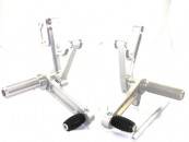 Ducabike Pilot Adjustable rearsets (Silver Only)