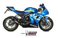 Mivv Exhaust - MIVV Slip-On Exhaust MK3 Carbon-Original Position RACE USE ONLY Suzuki GSX-R 1000 (2017-2020) - Image 2