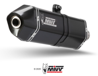 Mivv Exhaust - MIVV Slip-On Exhaust Speed Edge Black-Original Position Suzuki GSX-R 1300 Hayabusa  (2008-2017) - Image 1