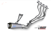 MIVV Full System 4x2x1 Delta Race ST. Steel Exhaust-Original Position Suzuki GSX-R 1000 (2017-2020)