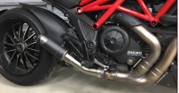 Shift-Tech Carbon Fiber GP-Shorty Exhaust: Ducati Diavel '11-'18