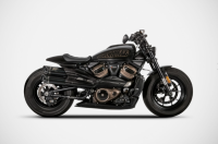 Zard - ZARD Harley Davidson Sportster S Race or Homologated Euro 5- "GT" Black Slip On Exhaust "21-"23 - Image 3