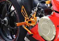 Sato Racing Adjustable Billet Rearsets: Ducati Panigale V4R - '18+