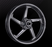 BST Wheels - BST STAR TEK 5 SWEPT SPOKES WHEEL SET [6" REAR]: Aprilia RSV4/Tuono V4 1100 - Image 1