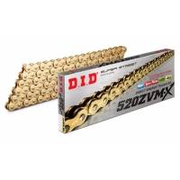 DID 520 ZVMX-2  Super Street Series RIng Chain 120 Links [Gold]