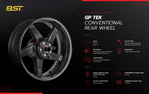 BST Wheels - BST GP TEK Race Wheelset -  SUZUKI GSX-R1000 [6" Rear] (2019-2022) Track Use Only - Image 2