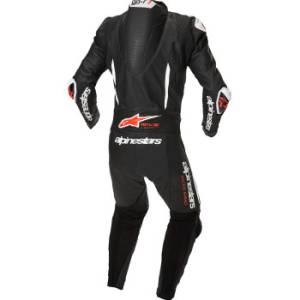 Alpinestars - ALPINESTARS GP R7 1-PC Leather Suit (Black/White/Red Flou) - EU 54-56 - Image 2