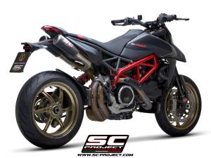 SC Project - SC Project CR-T Carbon Exhaust: Ducati Hypermotard 950/SP (2019-2025) - Image 3