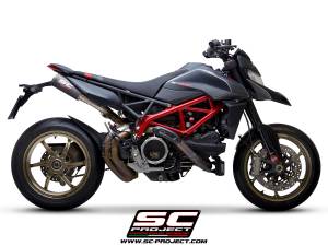 SC Project - SC Project CR-T Carbon Exhaust: Ducati Hypermotard 950/SP (2019-2025) - Image 4