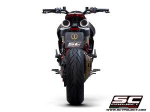 SC Project - SC Project CR-T Carbon Exhaust: Ducati Hypermotard 950/SP (2019-2025) - Image 5