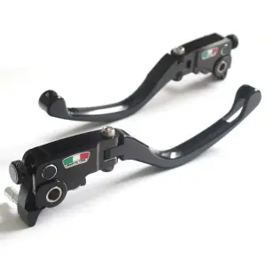 TWM GP Style Adjustable and Folding Levers: Ducati Panigale 899-959-1199-1299-V4-V2, 999-1098, Monster 1200-S4RS, HM, SF848/1098, SFV4