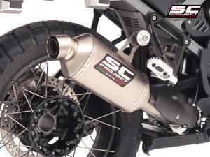 SC Project - SC Project Rally-X titanium exhaust, compatible with original side-cases: BMW R1300GS Adventure (2025) - Image 2