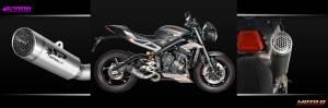 Spark - Spark Titanium Moto 2 Grid-O Full Exhaust: Triumph Street Triple 765 R/RS -  -'18-'25 - Image 7