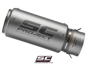SC Project - SC-Project CR-T Exhaust Silencer for SC-Project 60mm Link Pipe [Carbon Fiber sleeve] - Image 3