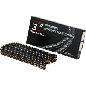 EK Chain 520 RV3D Chain [120 Links] - Black/Gold