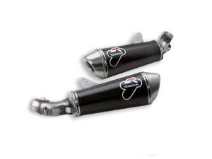 013CR - PAIR OF TERMIGNONI RACING SILENCERS CARBON DUCATI MONSTER