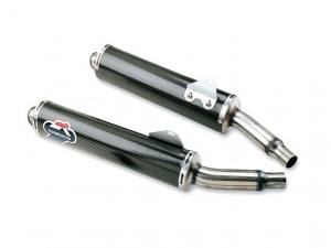 069CR - PAIR OF RACING CARBON SILENCERS TERMIGNONI DUCATI MONSTER MONSTER 620/695/750/800/900/1000/S4