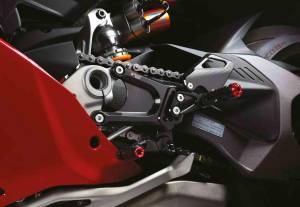 Bonamici Adjustable Billet Rearsets  'PEDANE' : Ducati Panigale V4/S/R '25-'26
