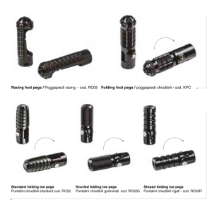 Options - Foot peg , toe piece