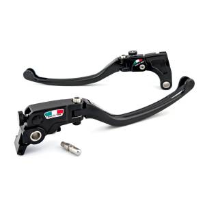 TWM Adjustable and Folding Brake & Clutch Lever Set: Aprilia V4 1100 Factory '25-'26