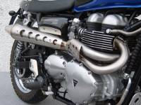 Zard - ZARD High Mount 2-1 SS/SS Full System: Triumph Scrambler Carburetor - Image 2