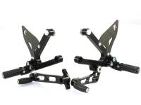Ducabike Adjustable Rear Sets: Paul Smart, Sport Classic [Mono], MH900E: Luxury Version [folding pegs/ CF Heel Guards