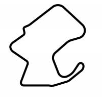 Stickers, Patches, & Toys - Tracks of the World - Tracks of the World Sticker: Mazda Raceway Laguna Seca