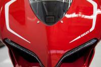 Stickers - Ducati Panigale R Nose Sticker Kit: With Logo - Silver Only - Image 2