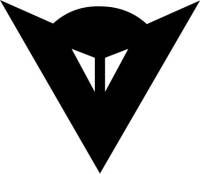 DAINESE - DAINESE Reflective Devil Head Sticker:Medium (Black & White) - Image 1
