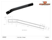 Speedymoto - SPEEDYMOTO OMNI Replacement Angled Bars [Pair]: Black - Image 4